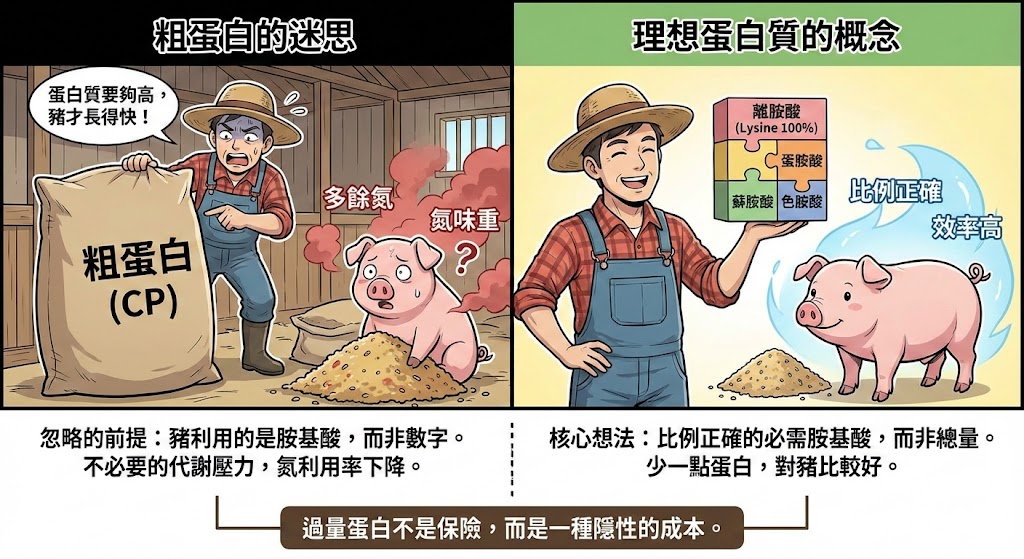 豬真的需要那麼多蛋白質嗎？——一個從「理想蛋白質」開始的反思